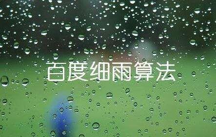 详细理解细雨算法2.0规则分析_SEO优化